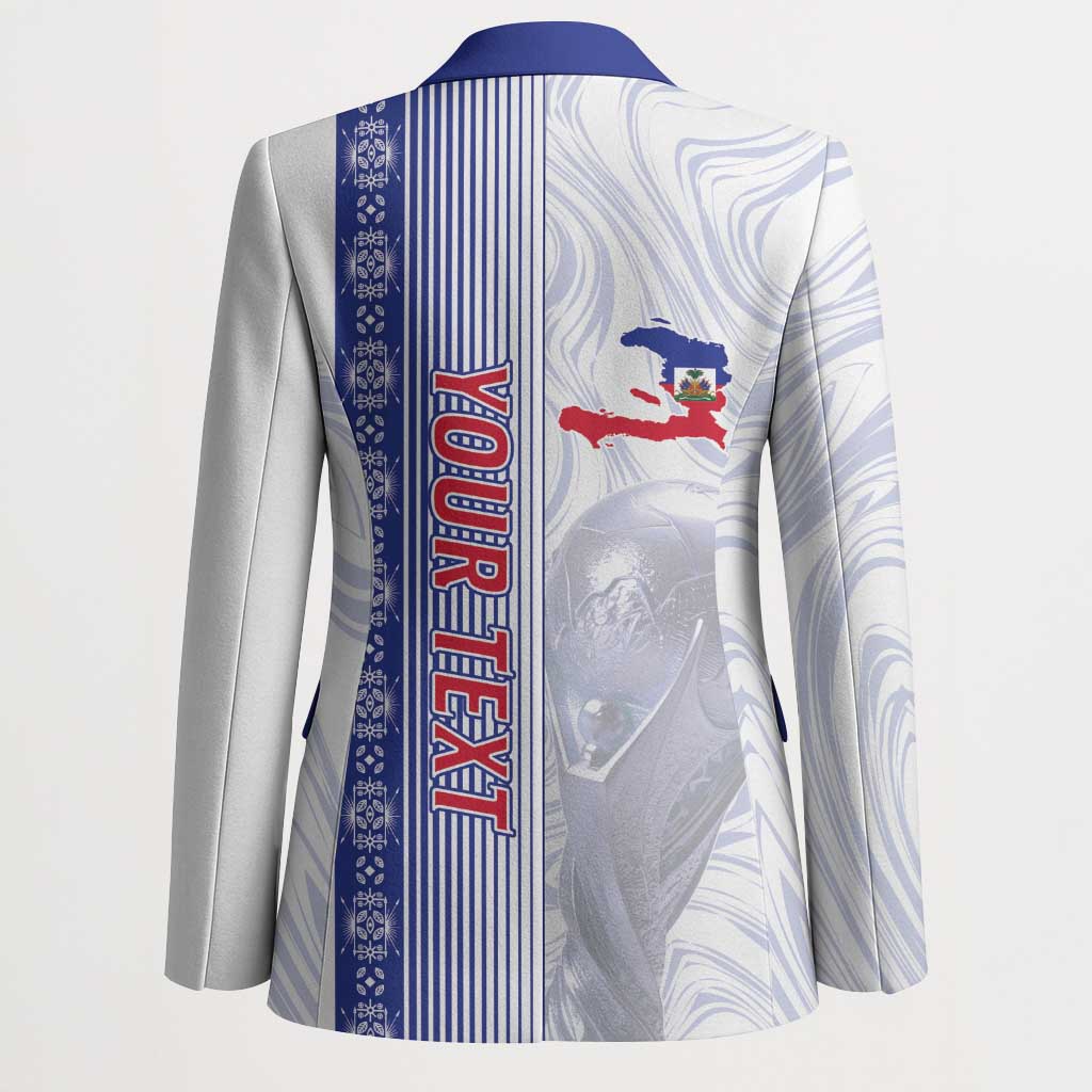Custom Afro-Haiti Football Blazer 2026 Grenadye Alaso White Version - African Pride