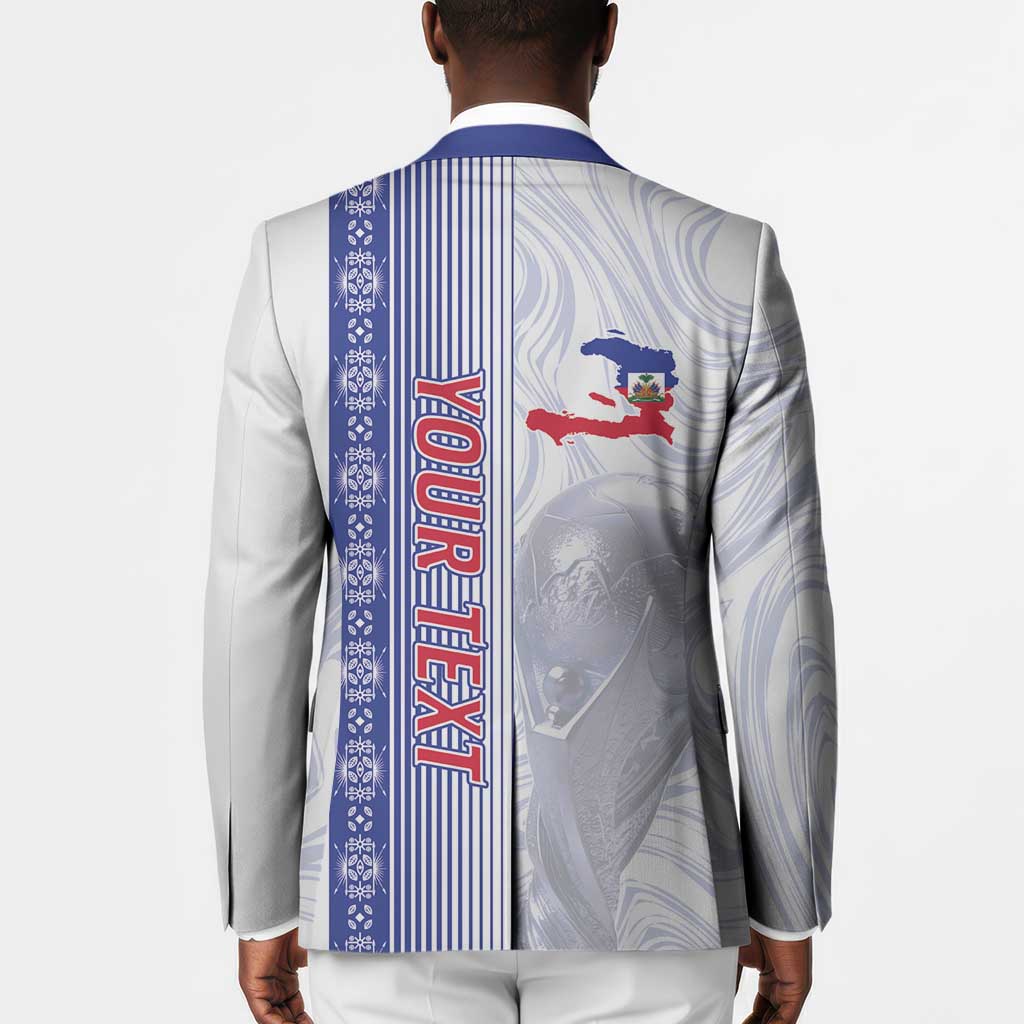 Custom Afro-Haiti Football Blazer 2026 Grenadye Alaso White Version - African Pride