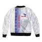 Custom Afro-Haiti Football Bomber Jacket 2026 Grenadye Alaso White Version - African Pride