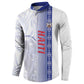 Custom Afro-Haiti Football Button Sweatshirt 2026 Grenadye Alaso White Version