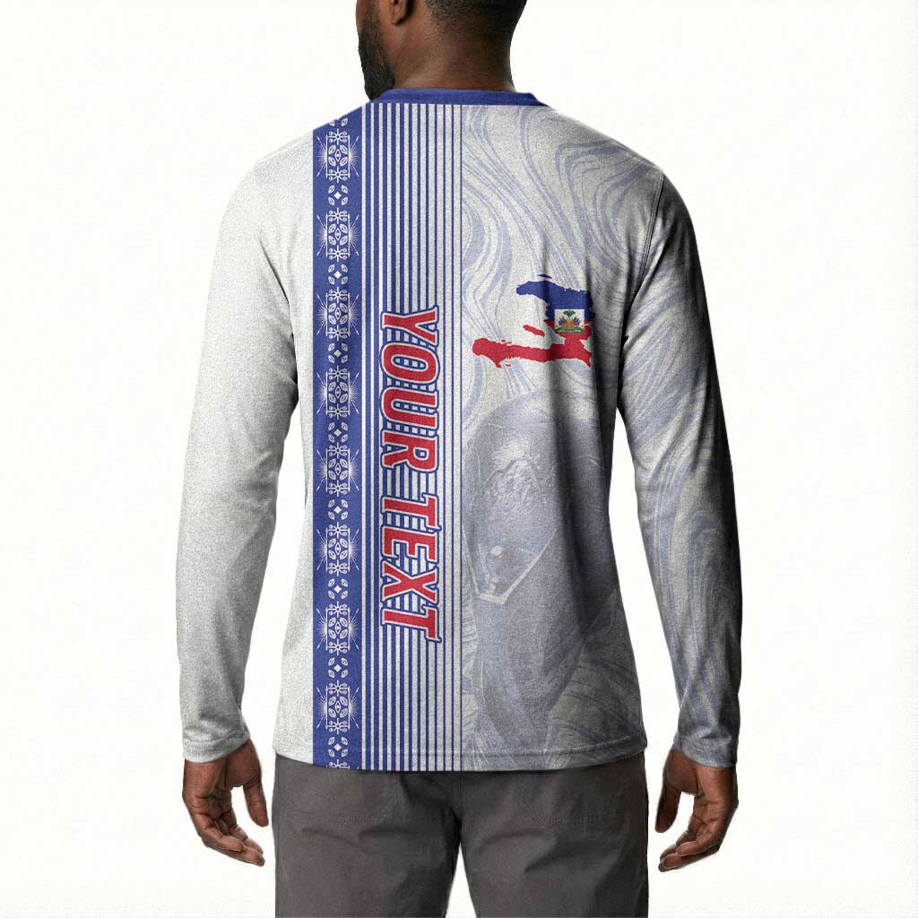 Custom Afro-Haiti Football Button Sweatshirt 2026 Grenadye Alaso White Version