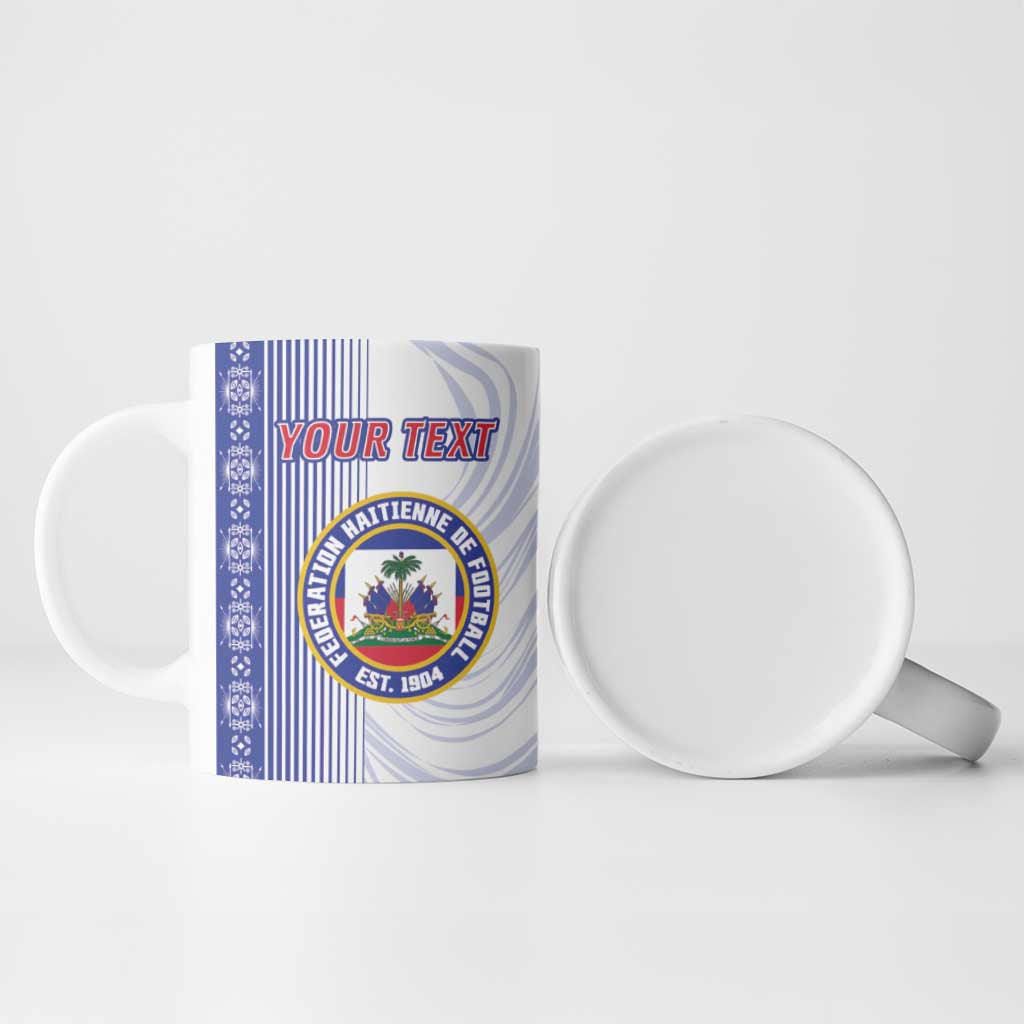 Custom Afro-Haiti Football Ceramic Mug 2026 Grenadye Alaso White Version - African Pride