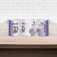 Custom Afro-Haiti Football Ceramic Mug 2026 Grenadye Alaso White Version - African Pride