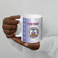 Custom Afro-Haiti Football Ceramic Mug 2026 Grenadye Alaso White Version - African Pride