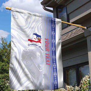 Custom Afro-Haiti Football Garden Flag 2026 Grenadye Alaso White Version - African Pride