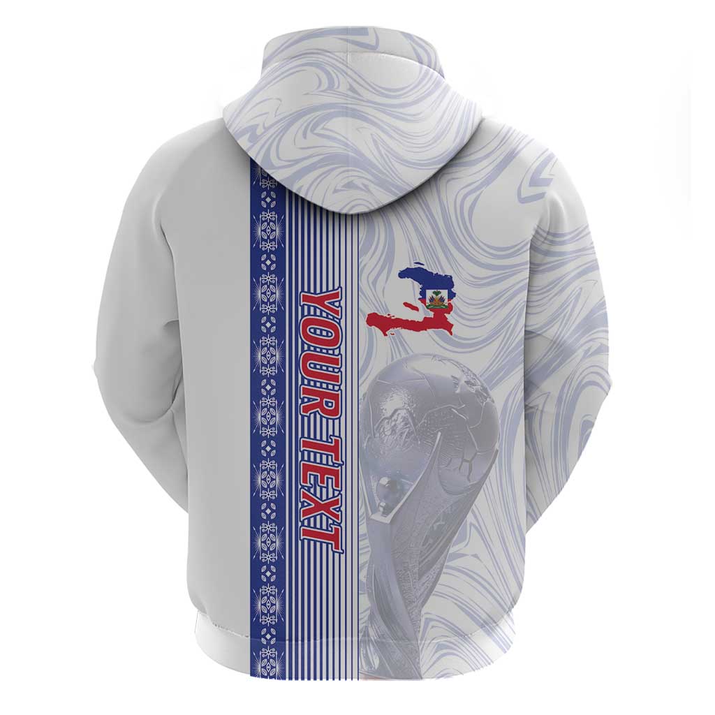 Custom Afro-Haiti Football Hoodie 2026 Grenadye Alaso White Version - African Pride