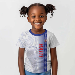 Custom Afro-Haiti Football Kid T shirt 2026 Grenadye Alaso White Version LT14