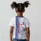 Custom Afro-Haiti Football Kid T shirt 2026 Grenadye Alaso White Version LT14