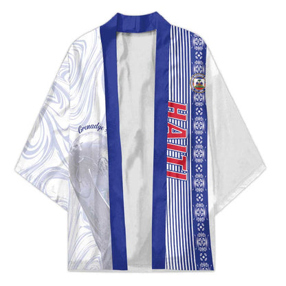 Custom Afro-Haiti Football Kimono 2026 Grenadye Alaso White Version - African Pride
