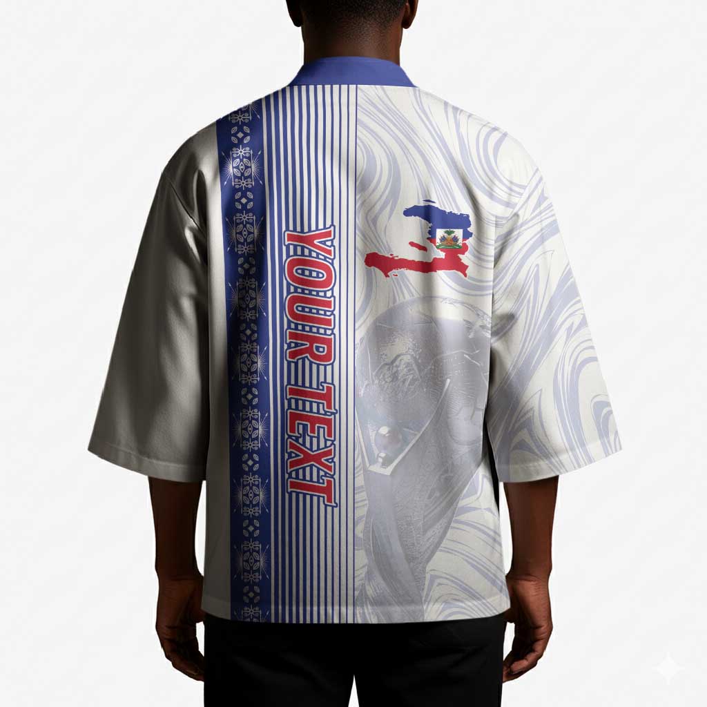 Custom Afro-Haiti Football Kimono 2026 Grenadye Alaso White Version - African Pride