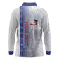Custom Afro-Haiti Football Long Sleeve Polo Shirt 2026 Grenadye Alaso White Version - African Pride