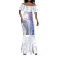Custom Afro-Haiti Football Mermaid Dress 2026 Grenadye Alaso White Version LT14