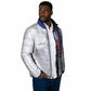 Custom Afro-Haiti Football Padded Jacket 2026 Grenadye Alaso White Version - African Pride