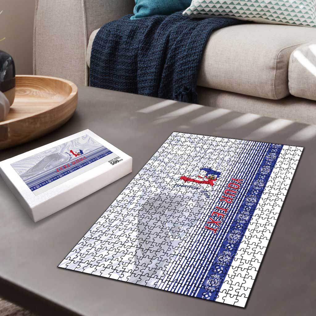 Custom Afro-Haiti Football Puzzle 2026 Grenadye Alaso White Version - African Pride