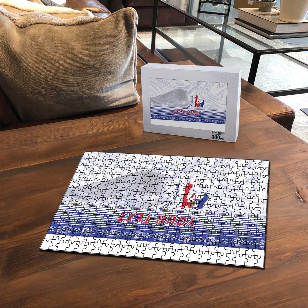 Custom Afro-Haiti Football Puzzle 2026 Grenadye Alaso White Version - African Pride