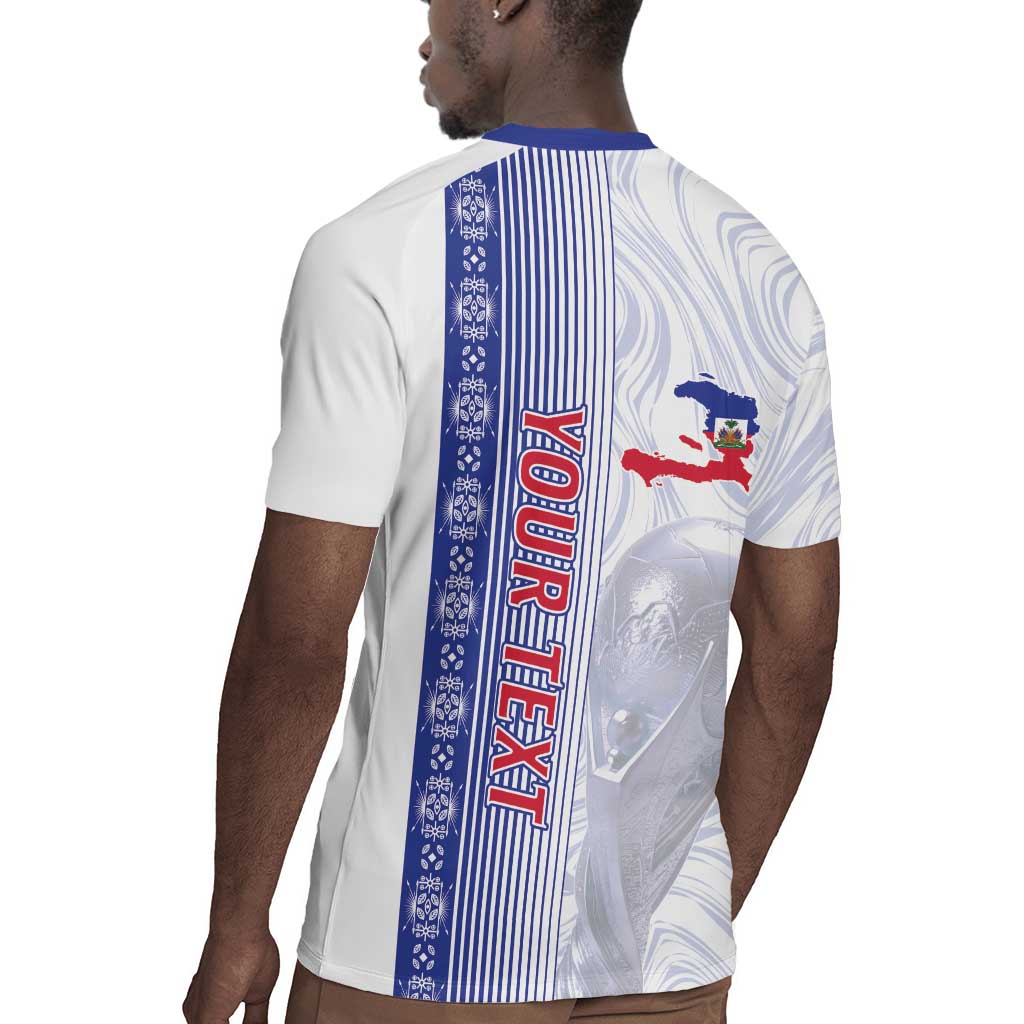 Custom Afro-Haiti Football Rugby Jersey 2026 Grenadye Alaso White Version LT14