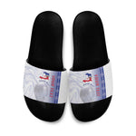 Custom Afro-Haiti Football Slide Sandals 2026 Grenadye Alaso White Version - African Pride