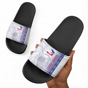 Custom Afro-Haiti Football Slide Sandals 2026 Grenadye Alaso White Version - African Pride