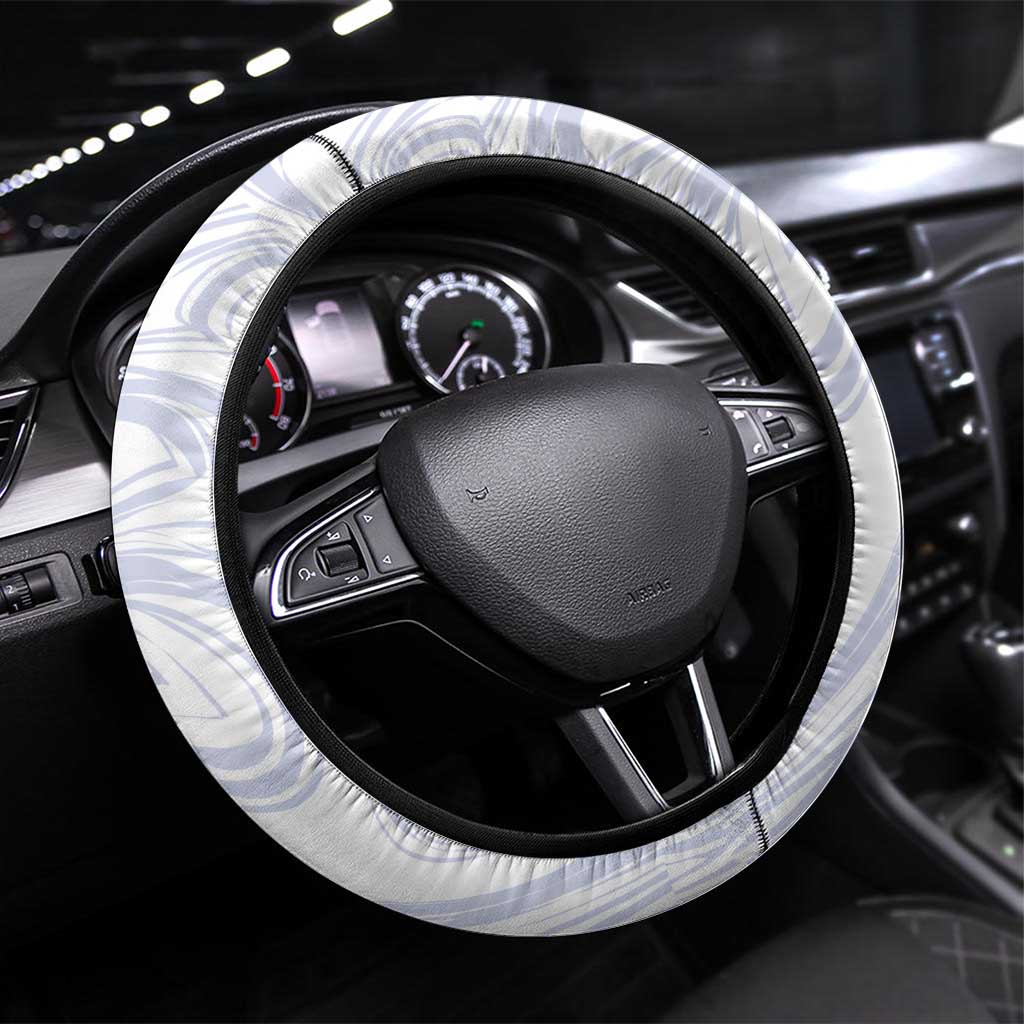Afro-Haiti Football Steering Wheel Cover 2026 Grenadye Alaso White Version - African Pride