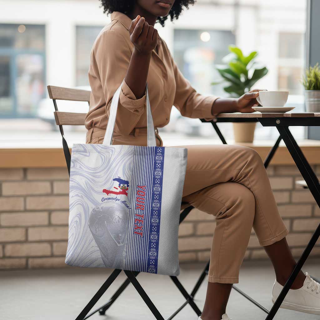 Custom Afro-Haiti Football Tote Bag 2026 Grenadye Alaso White Version - African Pride