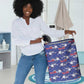 Afro-Haitians Laundry Basket Ayiti Map and Rose Kayenn Tropical Style - African Pride