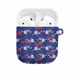 Afro-Haitians AirPods Case Ayiti Map and Rose Kayenn Tropical Style - African Pride