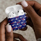 Afro-Haitians AirPods Case Ayiti Map and Rose Kayenn Tropical Style - African Pride