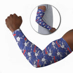 Afro-Haitians Arm Sleeves Ayiti Map and Rose Kayenn Tropical Style - African Pride