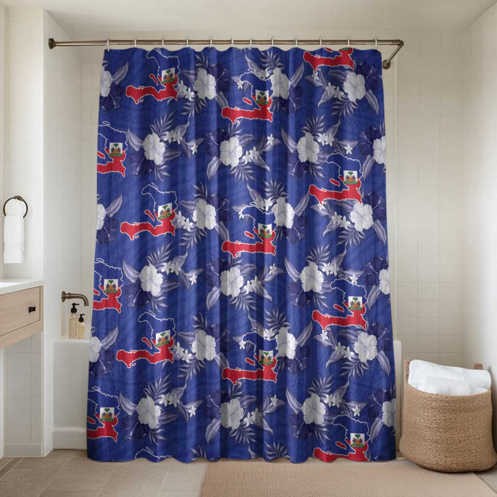 Afro-Haitians Bathroom Set Ayiti Map and Rose Kayenn Tropical Style - African Pride