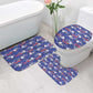 Afro-Haitians Bathroom Set Ayiti Map and Rose Kayenn Tropical Style - African Pride