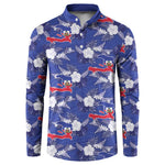 Afro-Haitians Button Sweatshirt Ayiti Map and Rose Kayenn Tropical Style