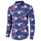 Afro-Haitians Button Sweatshirt Ayiti Map and Rose Kayenn Tropical Style
