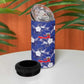 Afro-Haitians 4 in 1 Can Cooler Tumbler Ayiti Map and Rose Kayenn Tropical Style - African Pride
