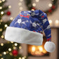 Afro-Haitians Christmas Santa Hat Ayiti Map and Rose Kayenn Tropical Style - African Pride