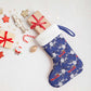 Afro-Haitians Christmas Stocking Ayiti Map and Rose Kayenn Tropical Style - African Pride