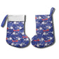 Afro-Haitians Christmas Stocking Ayiti Map and Rose Kayenn Tropical Style - African Pride