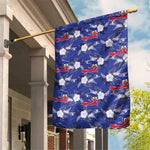 Afro-Haitians Garden Flag Ayiti Map and Rose Kayenn Tropical Style - African Pride