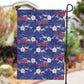 Afro-Haitians Garden Flag Ayiti Map and Rose Kayenn Tropical Style - African Pride
