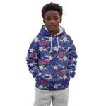 Afro-Haitians Kid Hoodie Ayiti Map and Rose Kayenn Tropical Style - African Pride