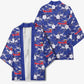 Afro-Haitians Kimono Ayiti Map and Rose Kayenn Tropical Style - African Pride