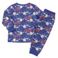 Afro-Haitians Christmas Pajama Set Ayiti Map and Rose Kayenn Tropical Style - African Pride