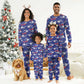 Afro-Haitians Christmas Pajama Set Ayiti Map and Rose Kayenn Tropical Style - African Pride