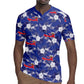 Afro-Haitians Rugby Jersey Ayiti Map and Rose Kayenn Tropical Style LT14
