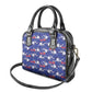 Afro-Haitians Shoulder Handbag Ayiti Map and Rose Kayenn Tropical Style - African Pride