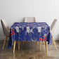 Afro-Haitians Tablecloth Ayiti Map and Rose Kayenn Tropical Style - African Pride