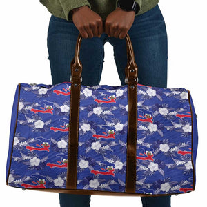 Afro-Haitians Travel Bag Ayiti Map and Rose Kayenn Tropical Style - African Pride