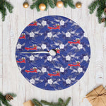 Afro-Haitians Tree Skirt Ayiti Map and Rose Kayenn Tropical Style - African Pride