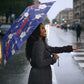 Afro-Haitians Umbrella Ayiti Map and Rose Kayenn Tropical Style - African Pride