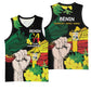 Benin National Day Basketball Jersey Happy 64th Independence Anniversary Yellow Allamanda LT14