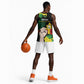 Benin National Day Basketball Jersey Happy 64th Independence Anniversary Yellow Allamanda LT14